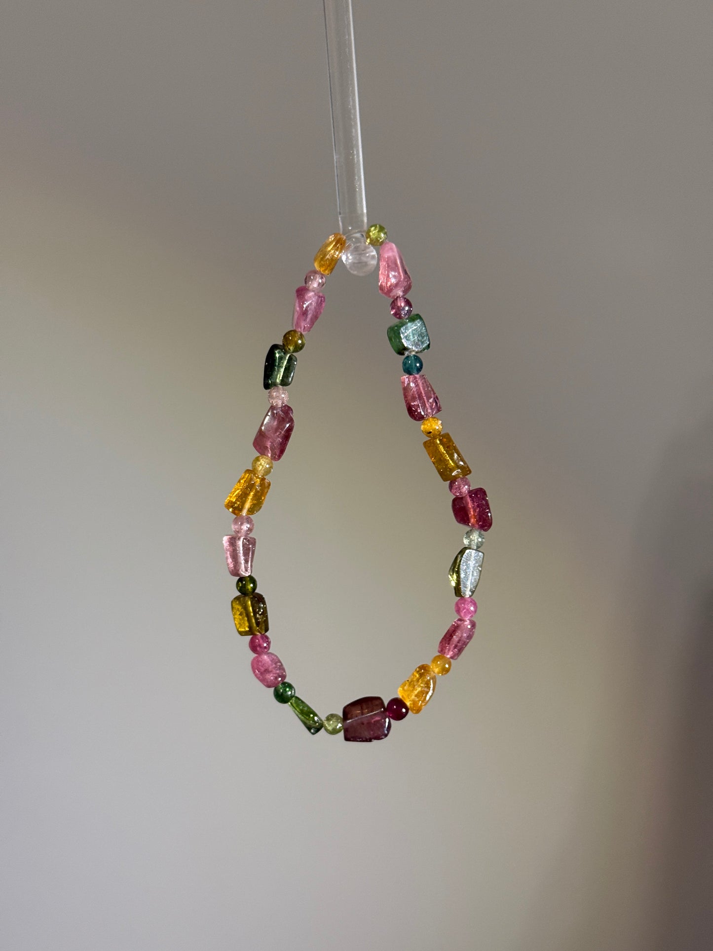 Rainbow Freeform Tourmaline Bracelet
