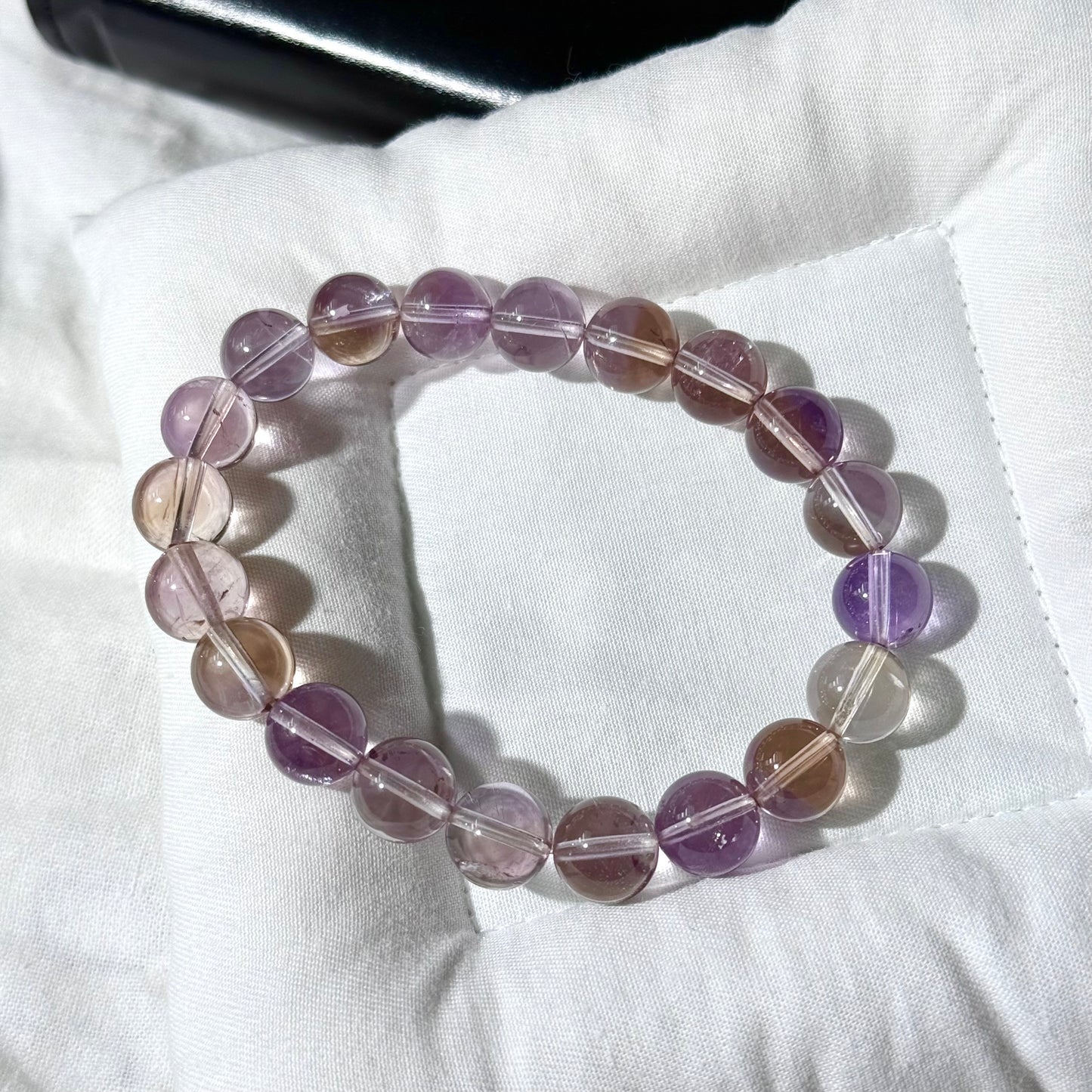 Bolivian Ametrine Beaded Bracelet