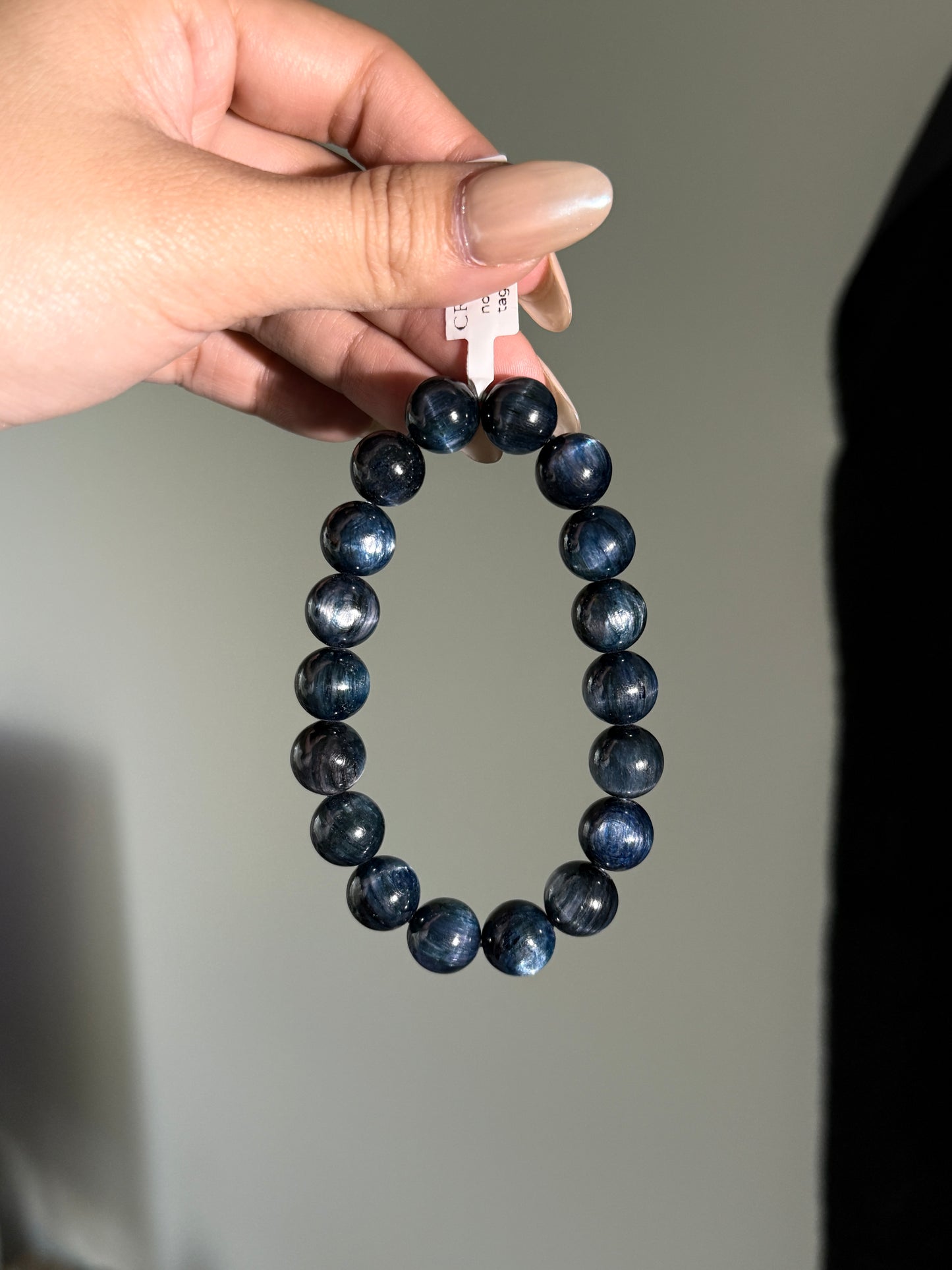 Dark Galaxy Kyanite Beaded Bracelet