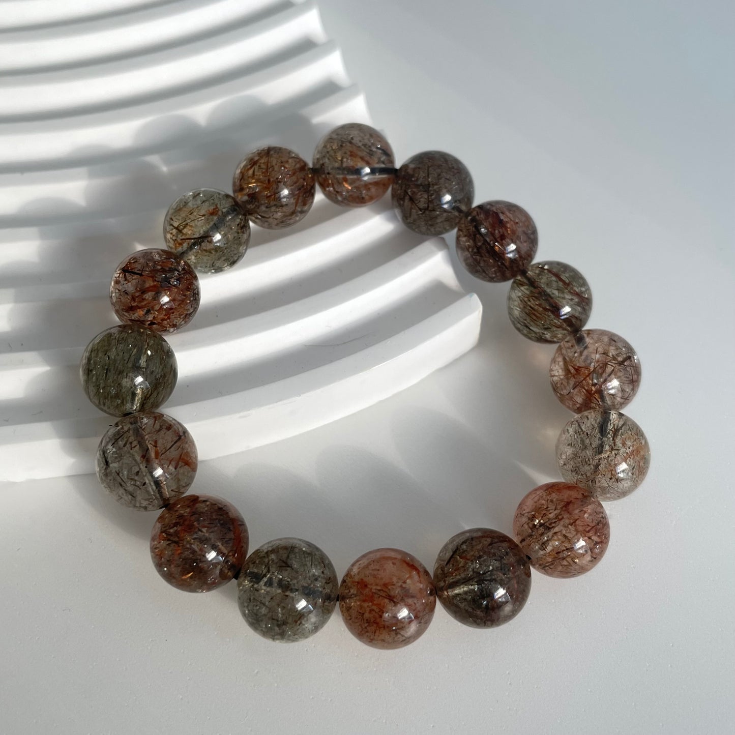 Black Gold Super Seven (Green and Gold Rutile)