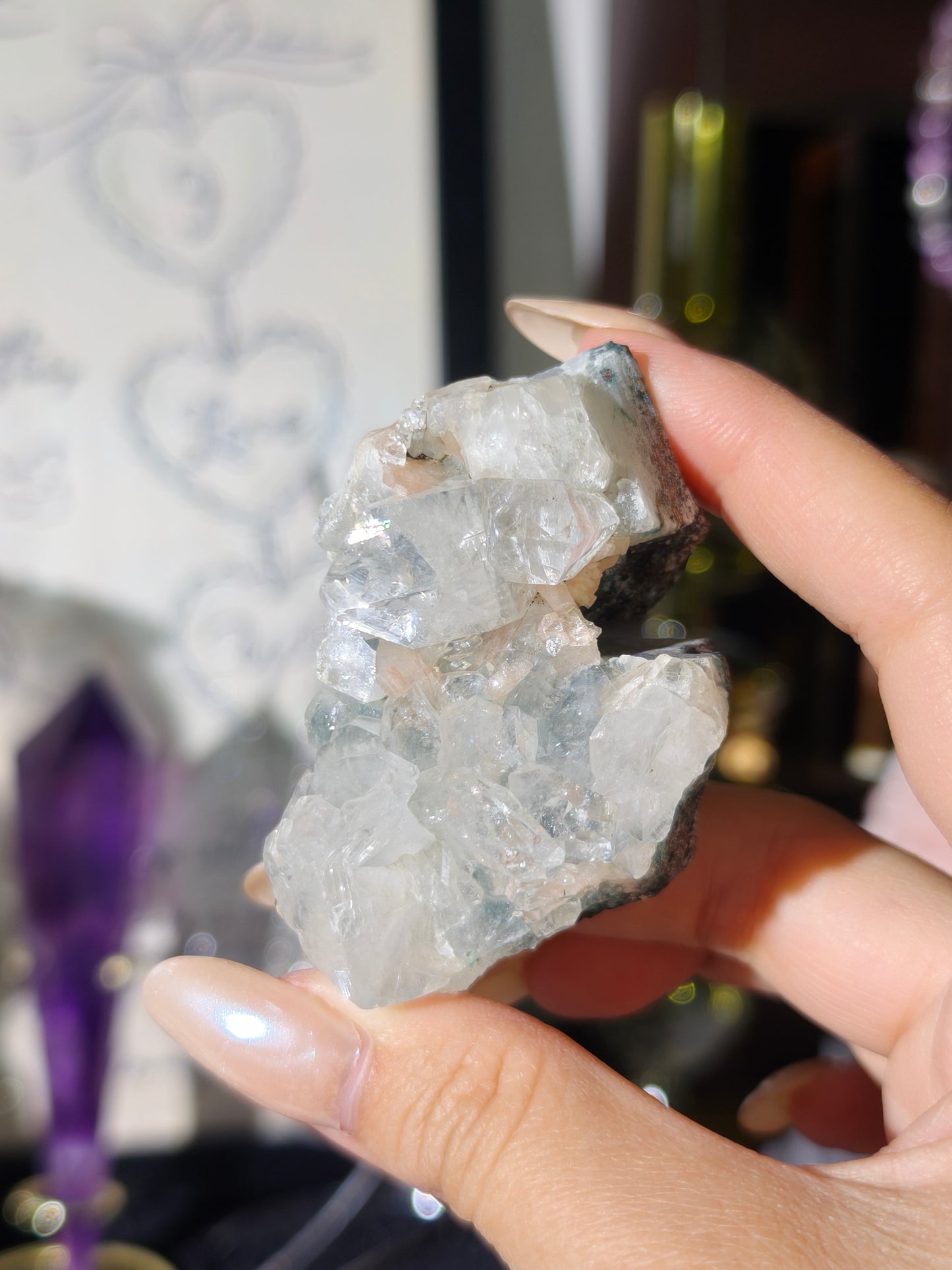 Apophyllite Crystal Cluster