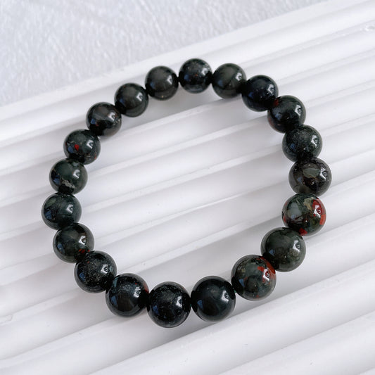 Dragon Blood Jasper Beaded Bracelet