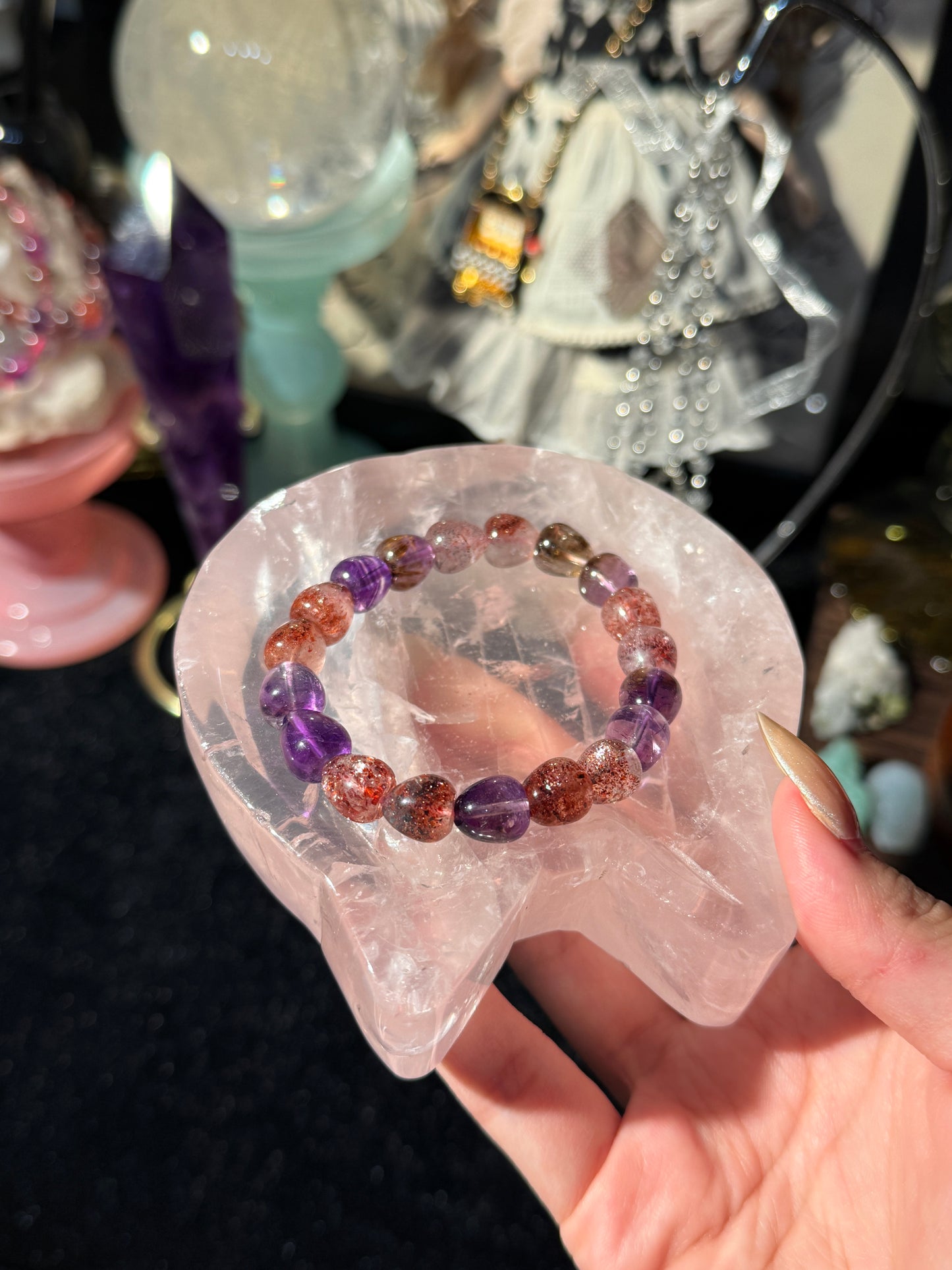 Super Seven Melody Heart Shaped Bracelet