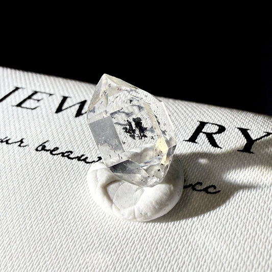 DT Herkimer Diamond with Black Hydrocarbon Inclusions