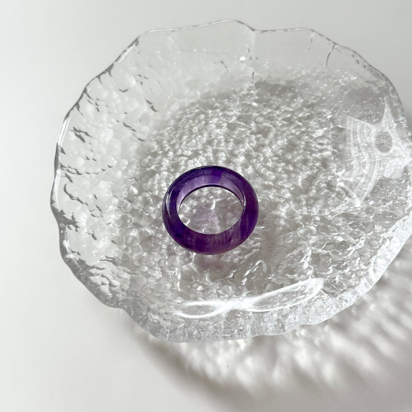 Uruguay Amethyst Bangle Ring