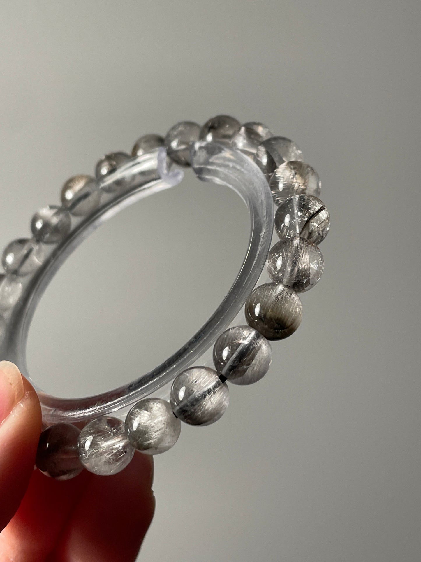 Brookite in Quartz Bracelet