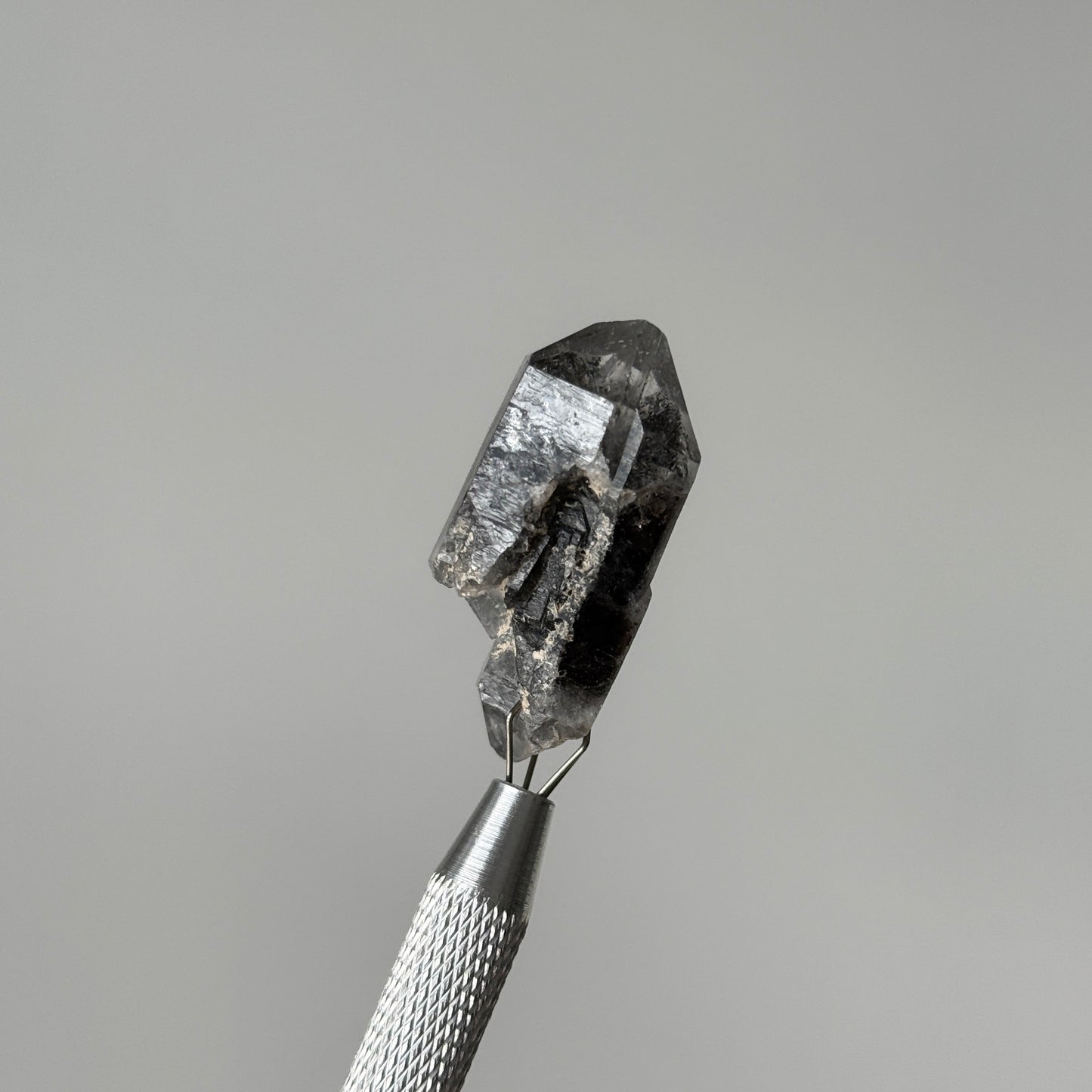 Herkimer Diamond 8.9g with Black Hydrocarbon Inclusions
