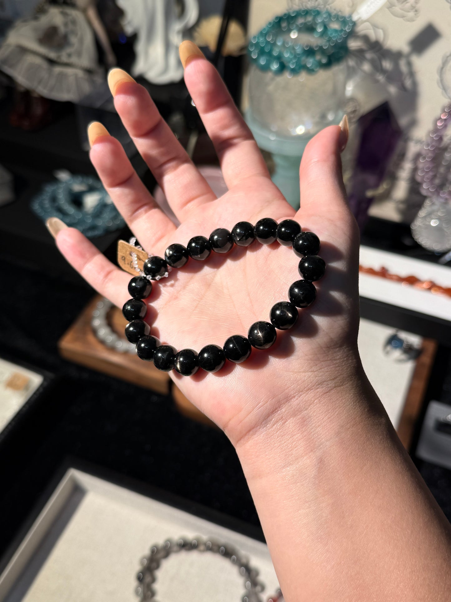 Hypersthene Double Sided Crus Star Flashing Bracelet