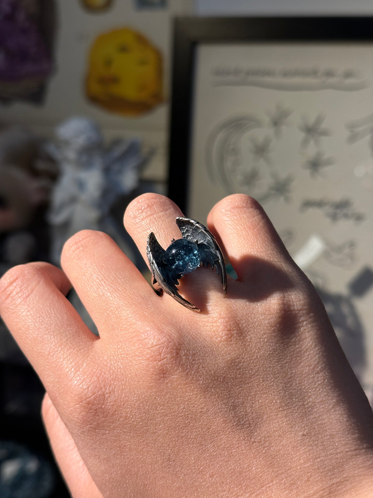 s925 Aquamarine Ring