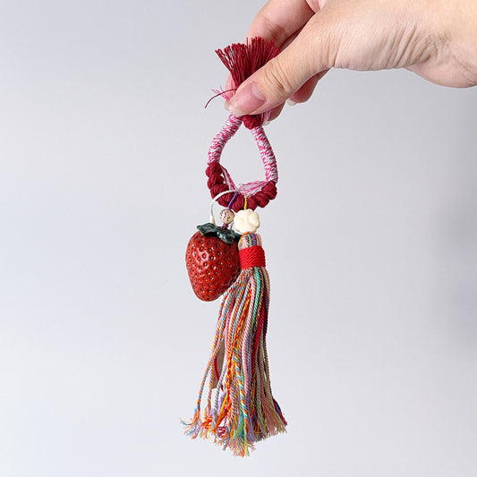 Red Padauk Wood Strawberry Chain Layard 紅花梨木