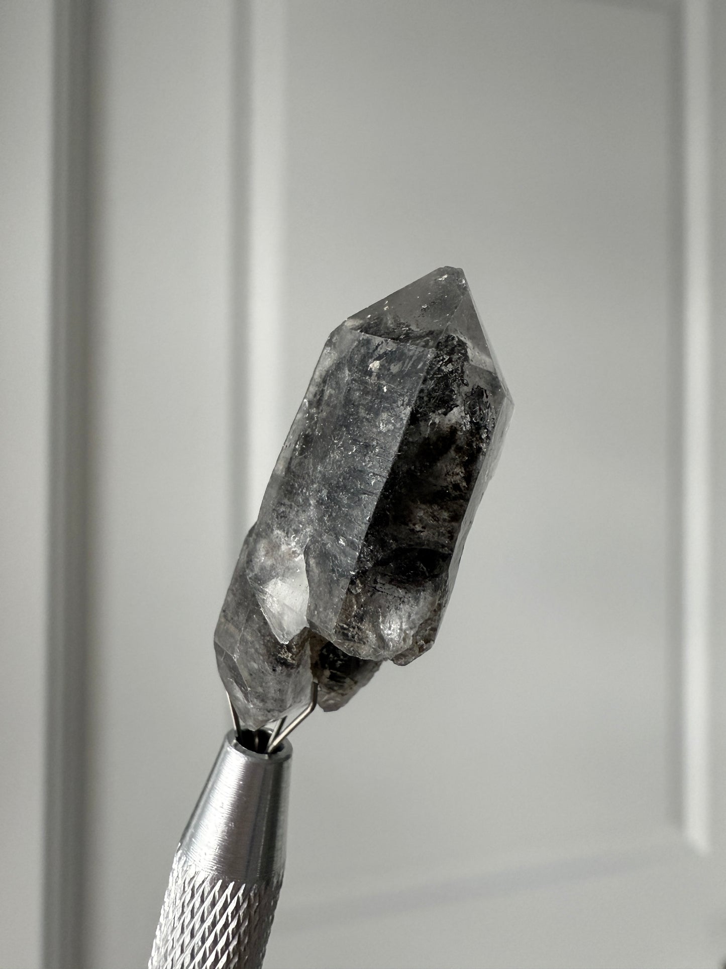 Herkimer Diamond 8.9g with Black Hydrocarbon Inclusions