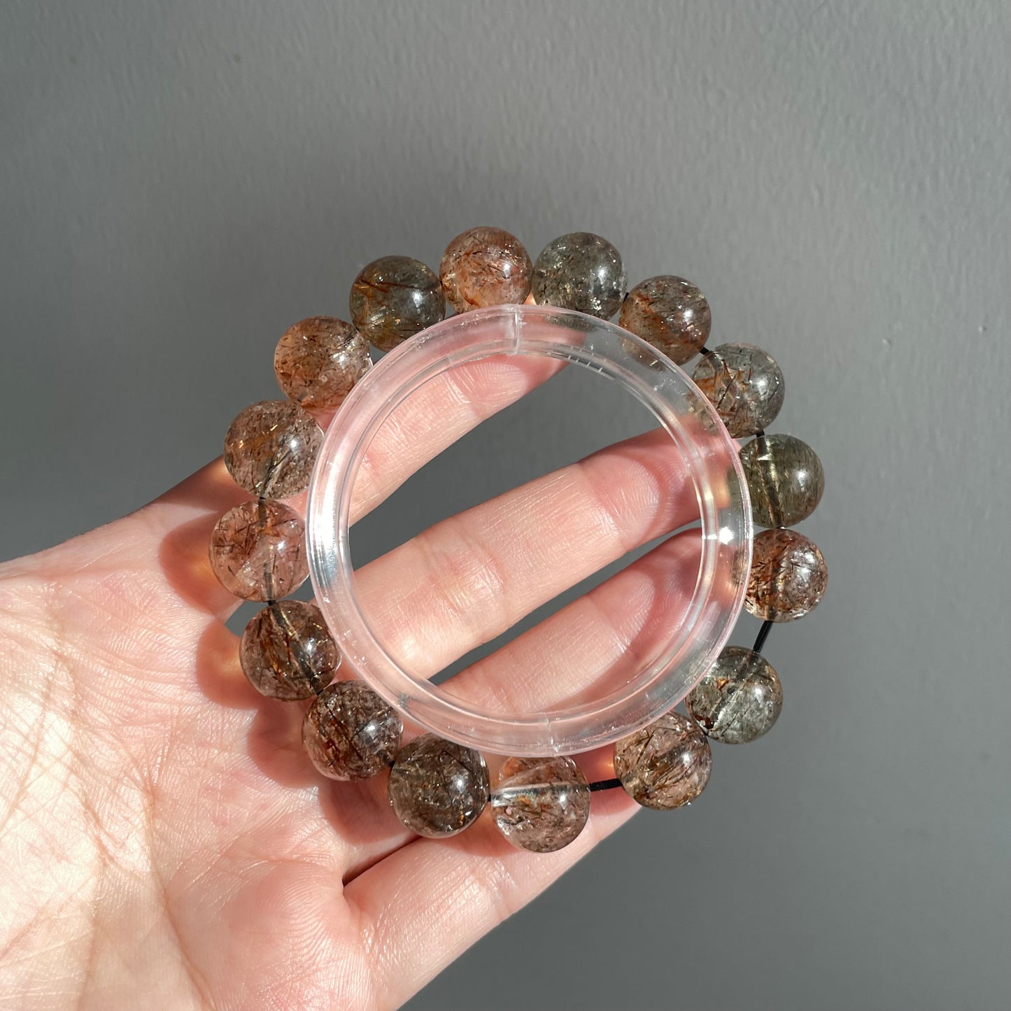 Black Gold Super Seven (Green and Gold Rutile)