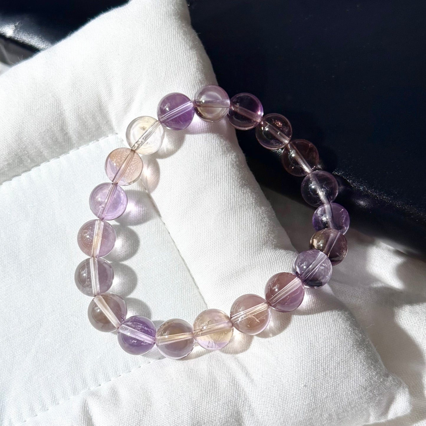 Bolivian Ametrine Beaded Bracelet