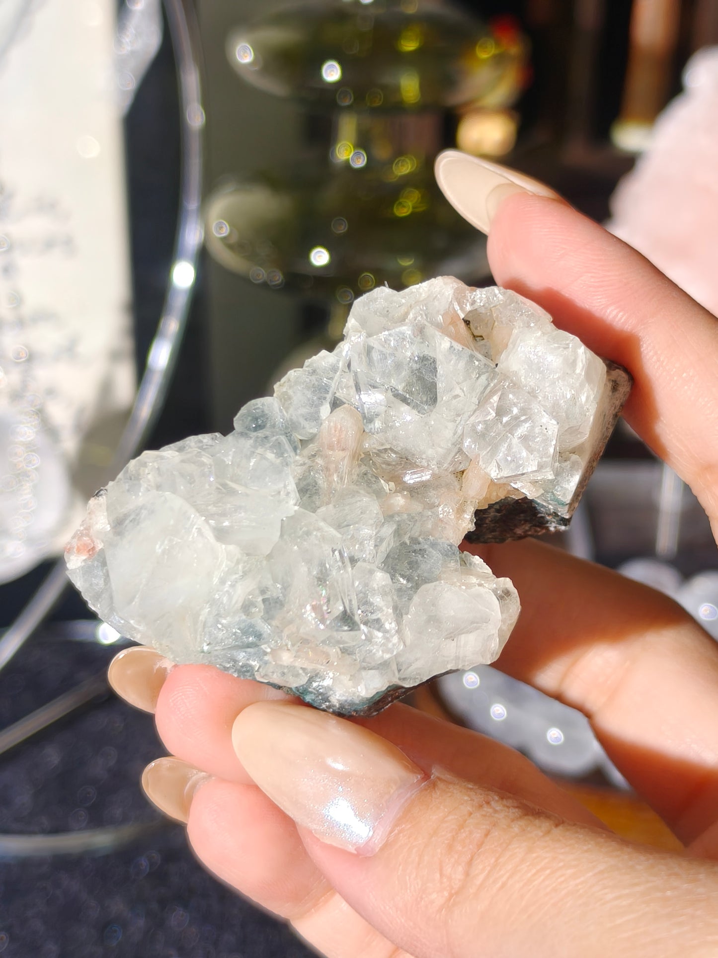 Apophyllite Crystal Cluster