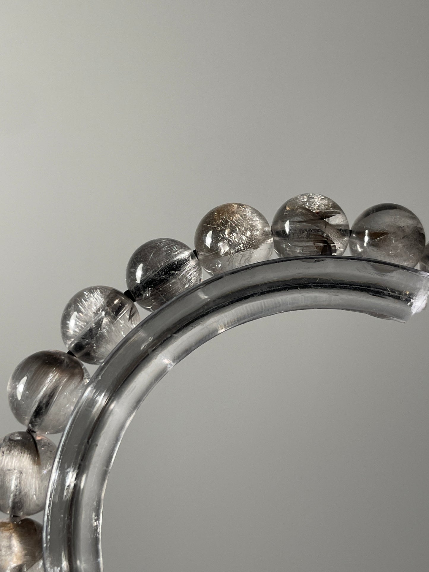Brookite in Quartz Bracelet