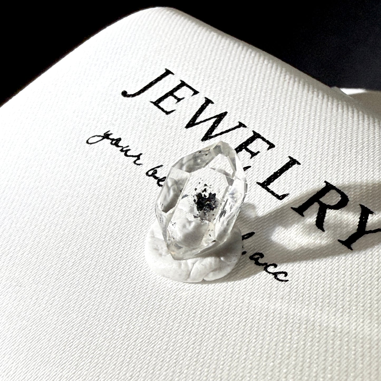 DT Herkimer Diamond with Black Hydrocarbon Inclusions
