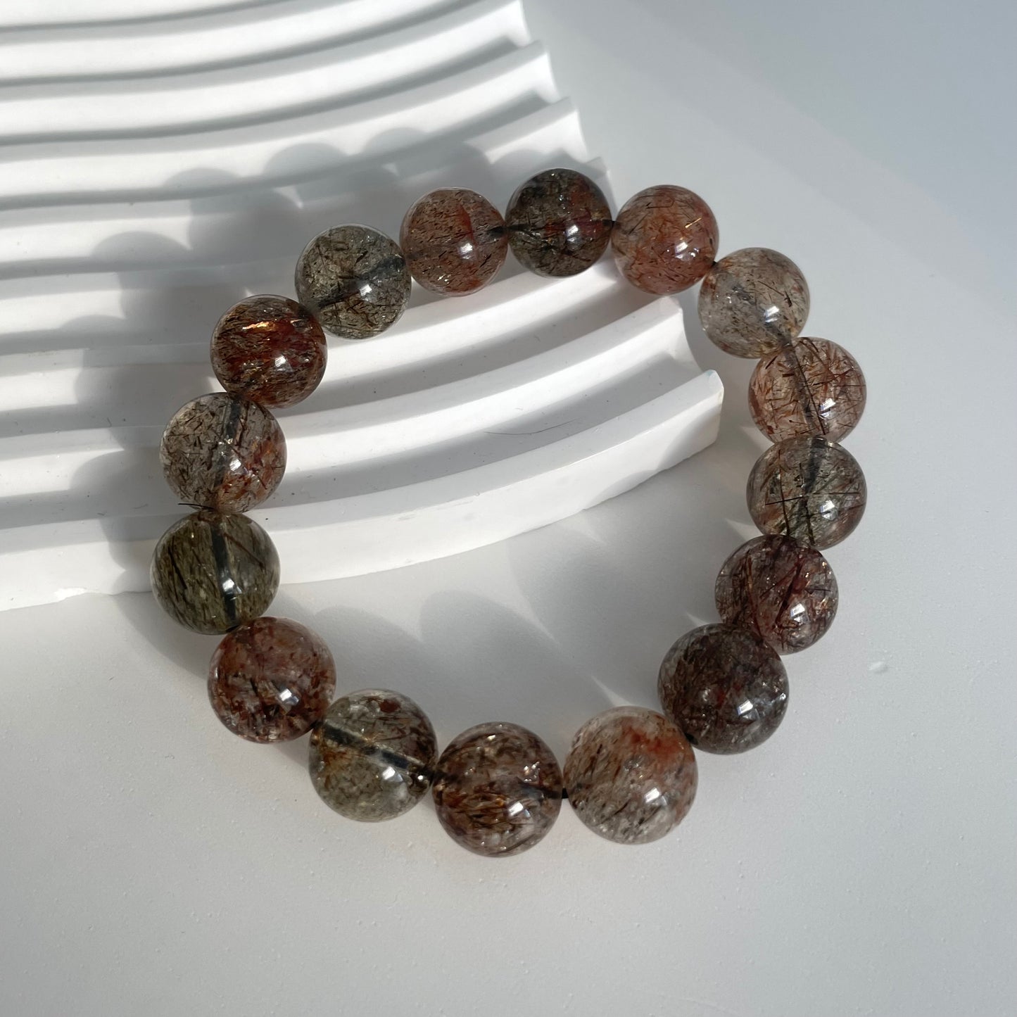 Black Gold Super Seven (Green and Gold Rutile)