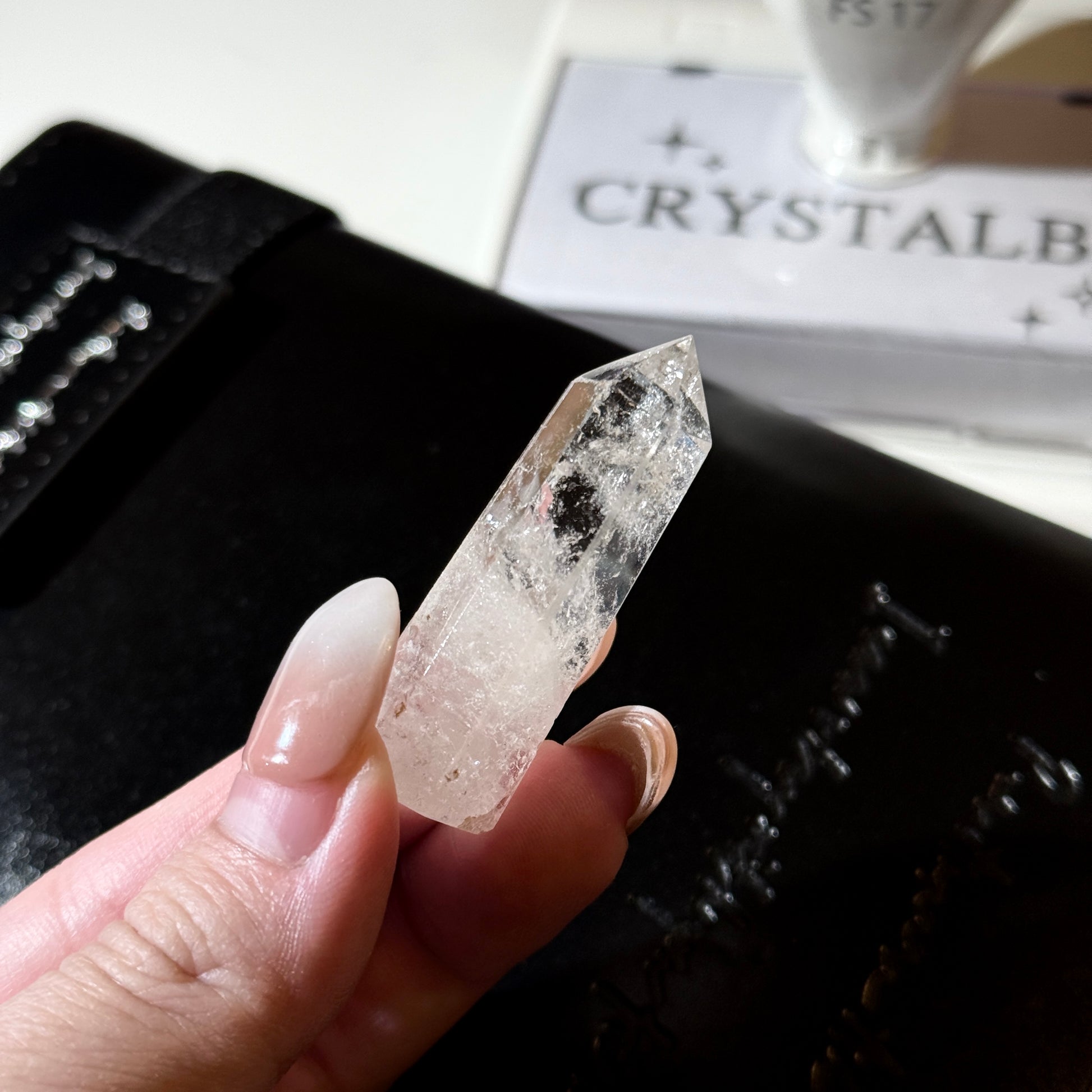 Clear Quartz Mini Tower Carved Crystal Point