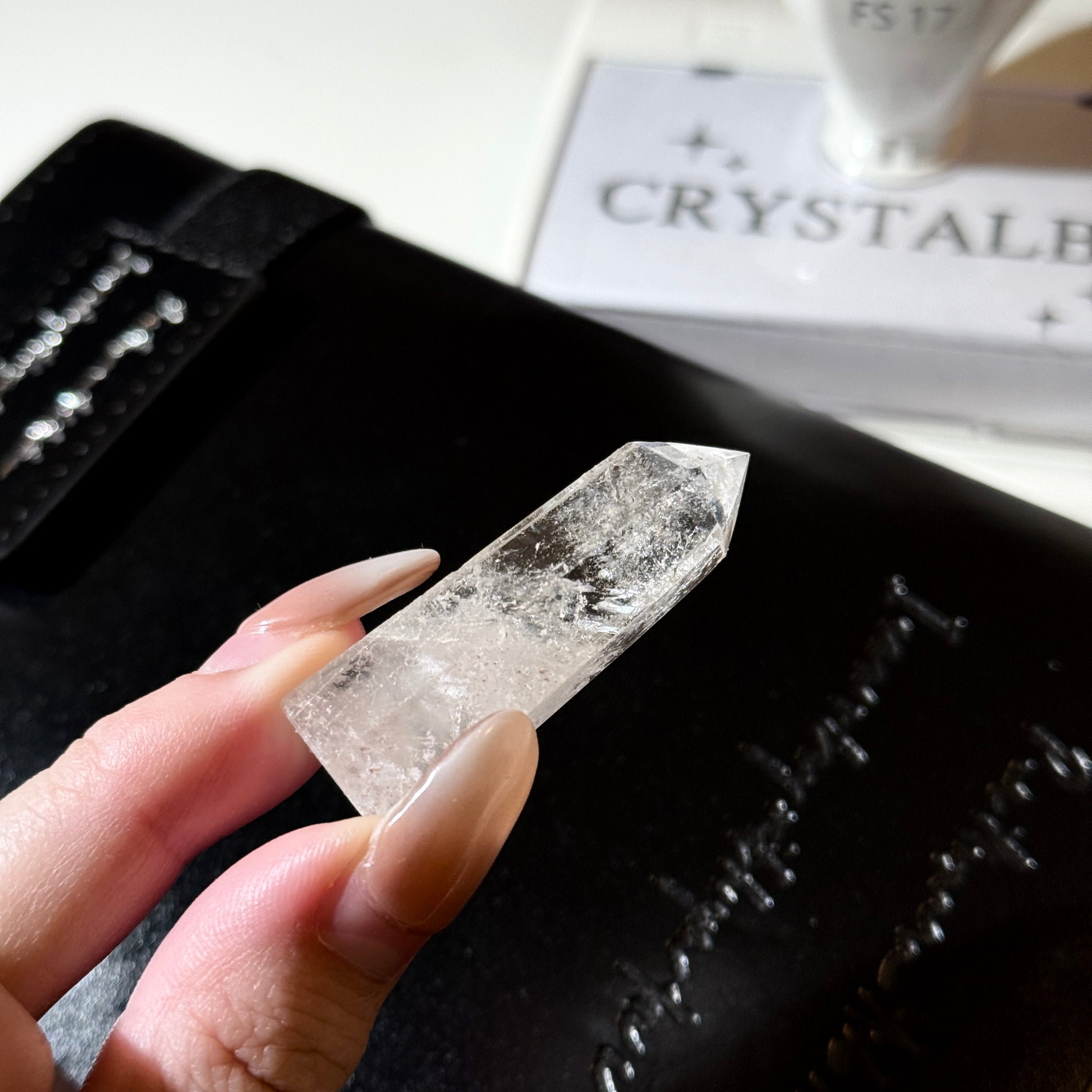 Clear Quartz Mini Tower Carved Crystal Point