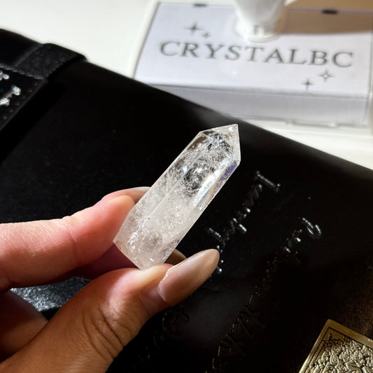 Clear Quartz Mini Tower Carved Crystal Point