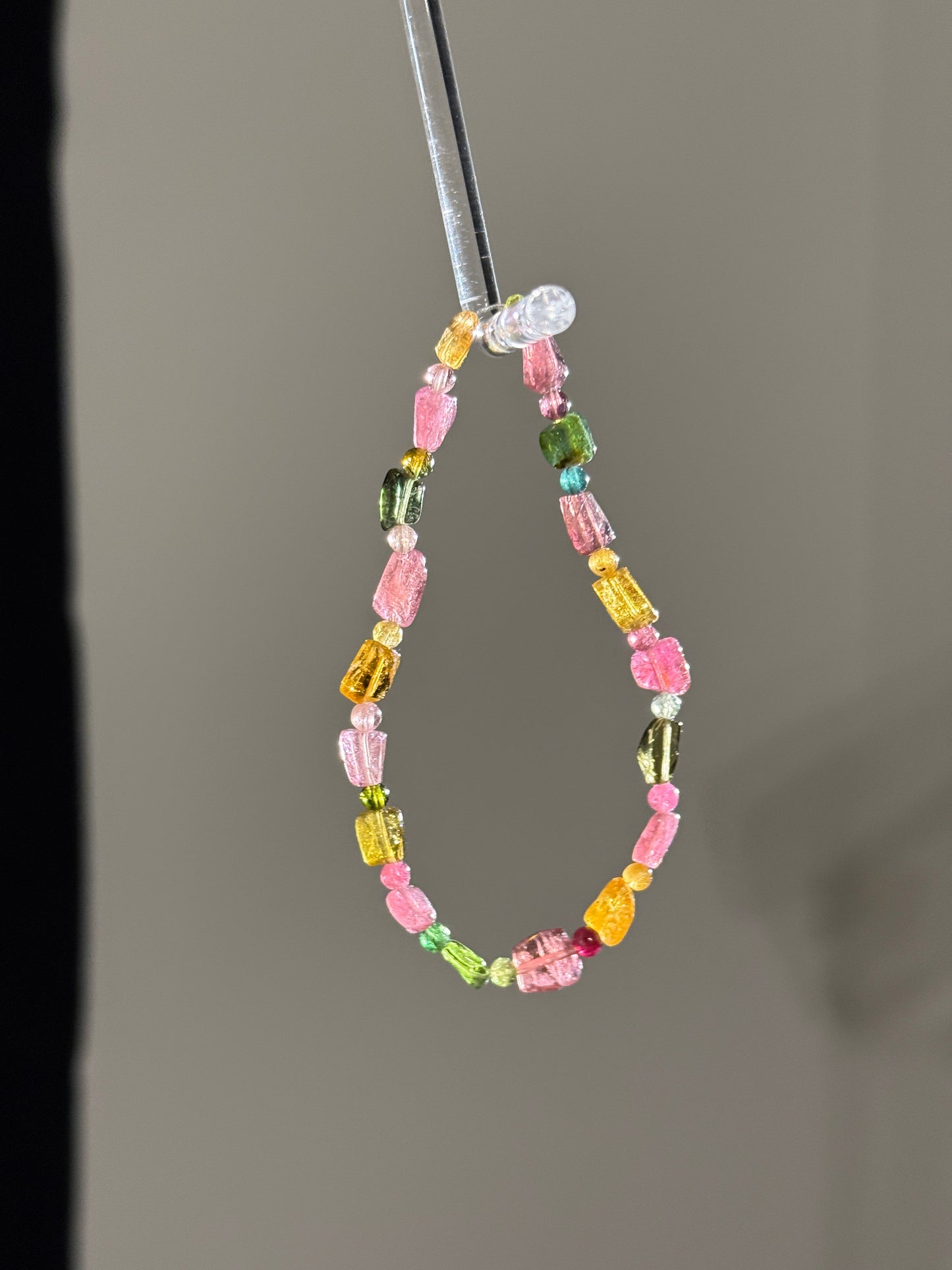 Rainbow Freeform Tourmaline Bracelet