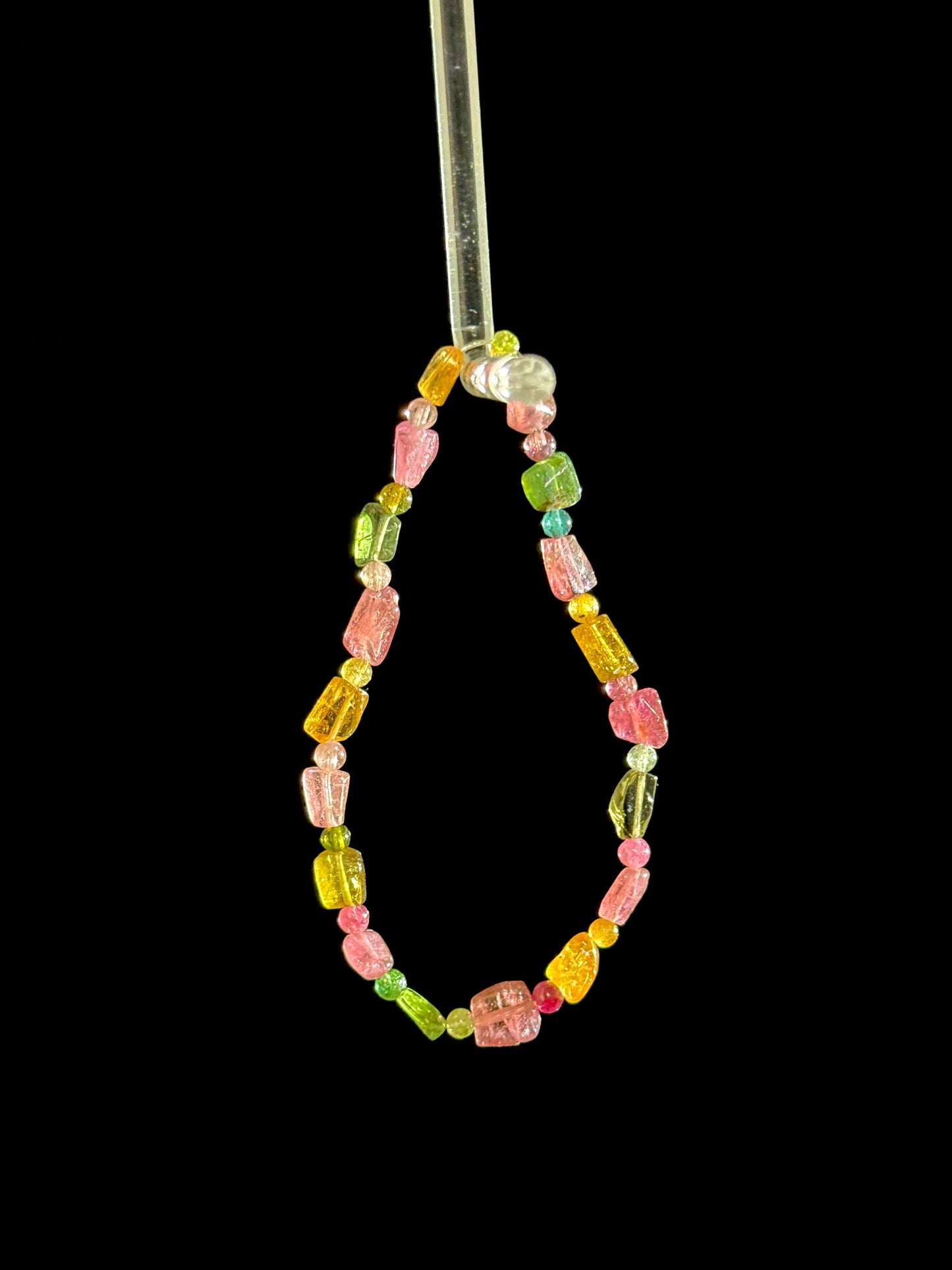 Rainbow Freeform Tourmaline Bracelet