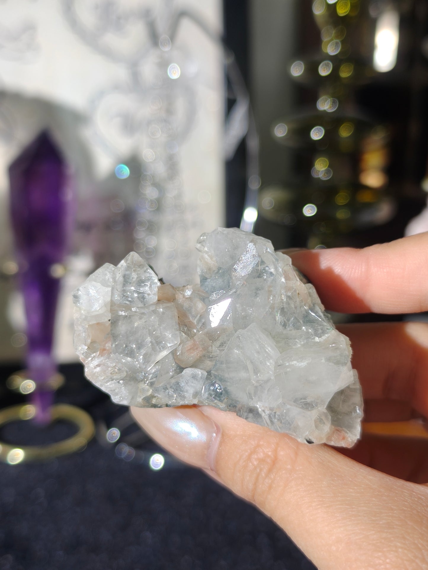 Apophyllite Crystal Cluster