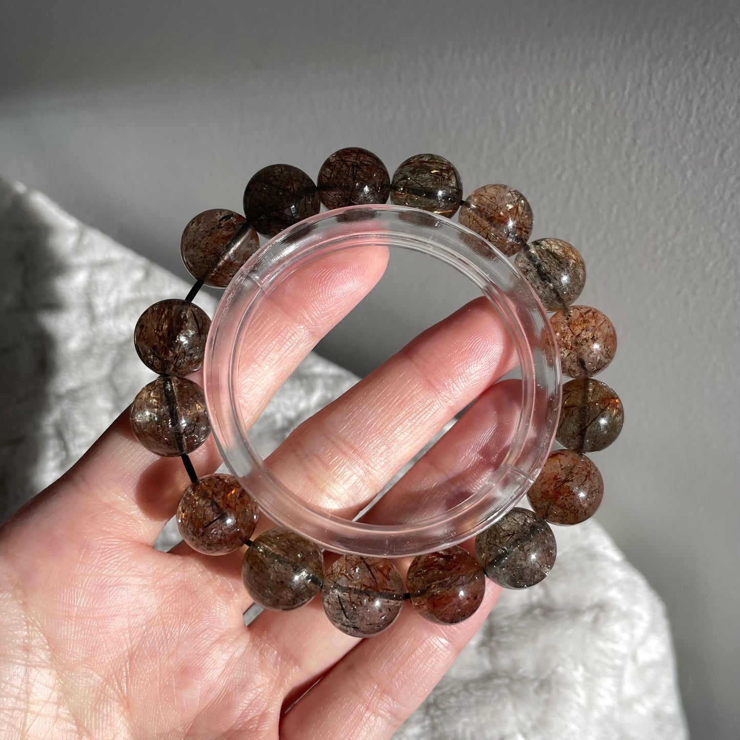 Black Gold Super Seven (Green and Gold Rutile)