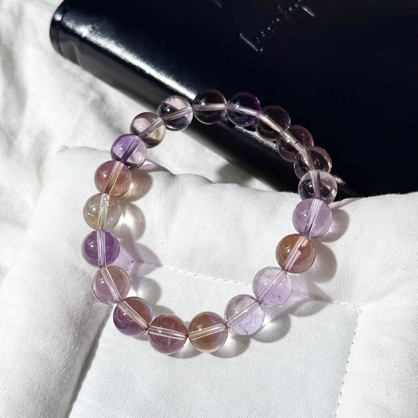 Bolivian Ametrine Beaded Bracelet
