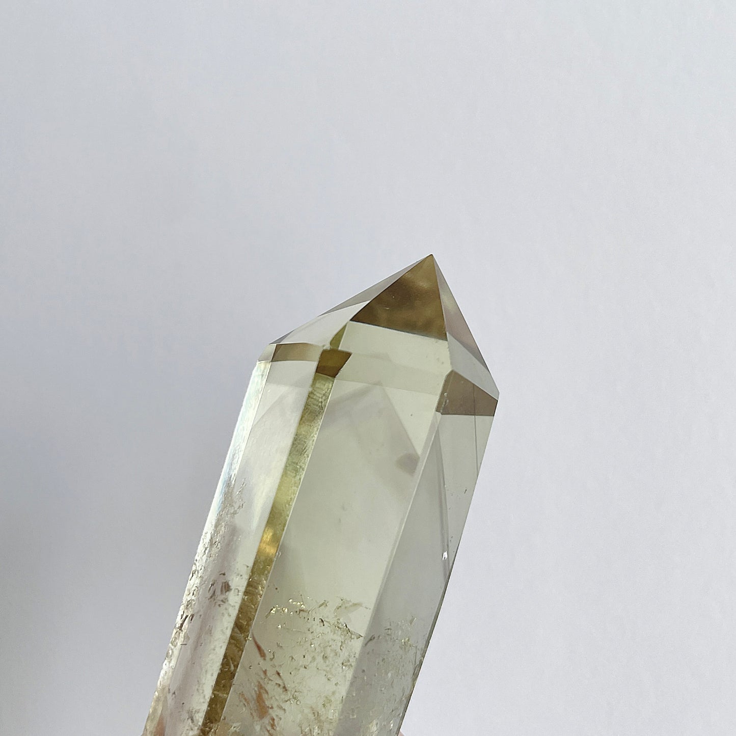 Citrine Double Terminated Point Polished From Brazil