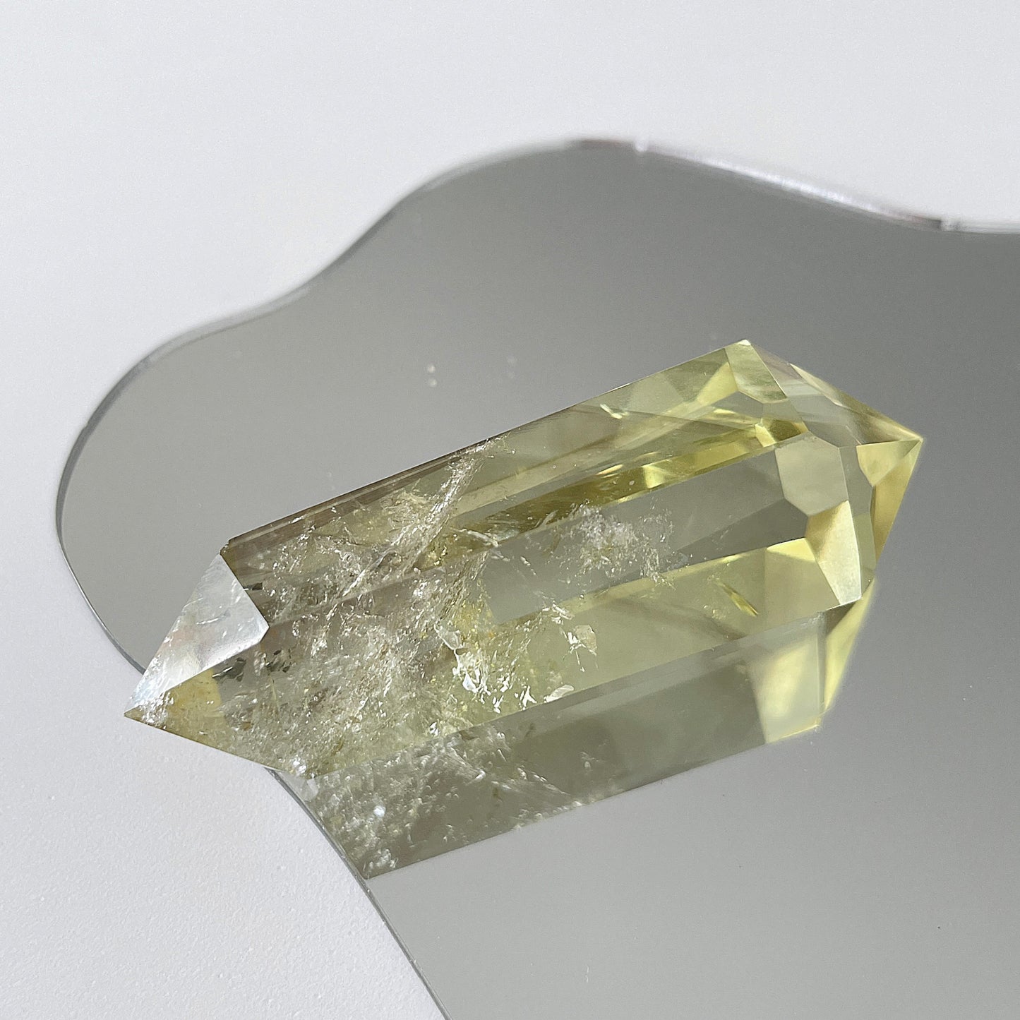 Citrine Double Terminated Point Polished From Brazil