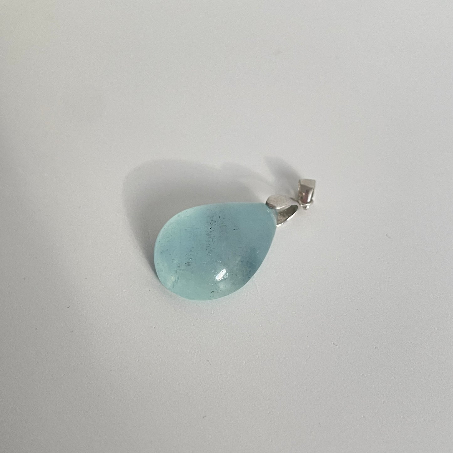 Aquamarine Pear Shaped Pendant
