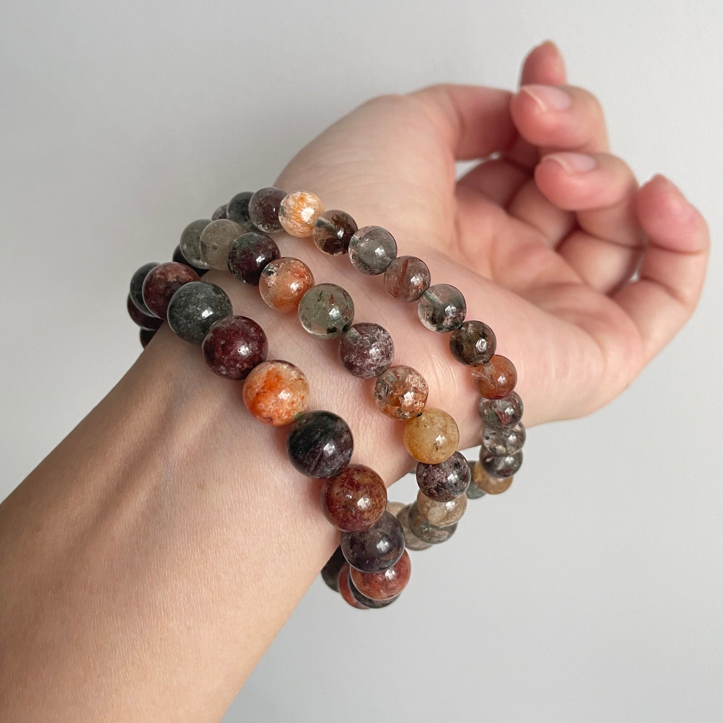 Garden Quartz Four Seasons Bead Bracelet