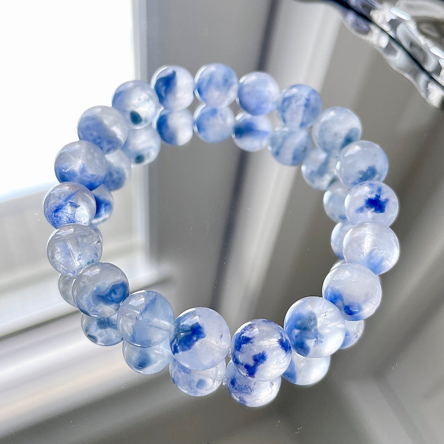 Dumortierite Beaded Bracelet