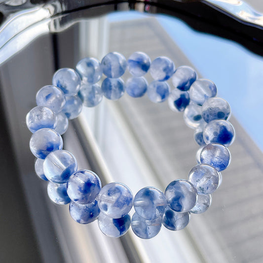 Dumortierite Beaded Bracelet