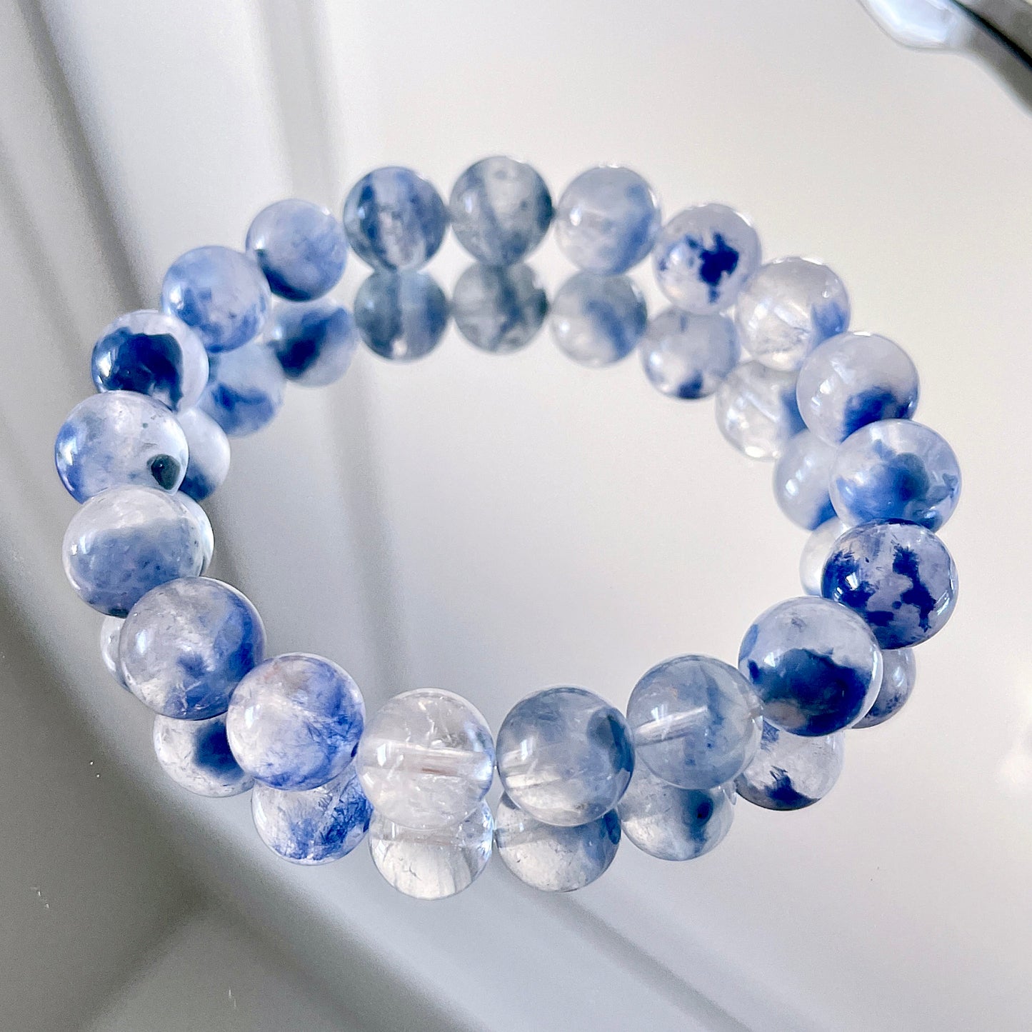 Dumortierite Beaded Bracelet