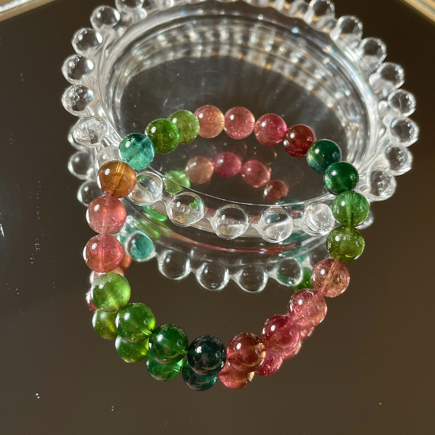 Tourmaline Beaded Bracelet