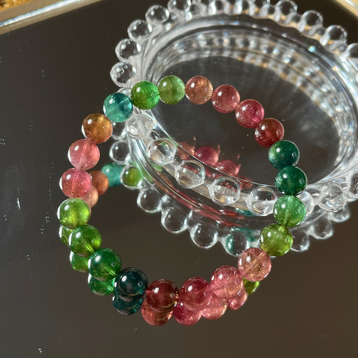 Tourmaline Beaded Bracelet