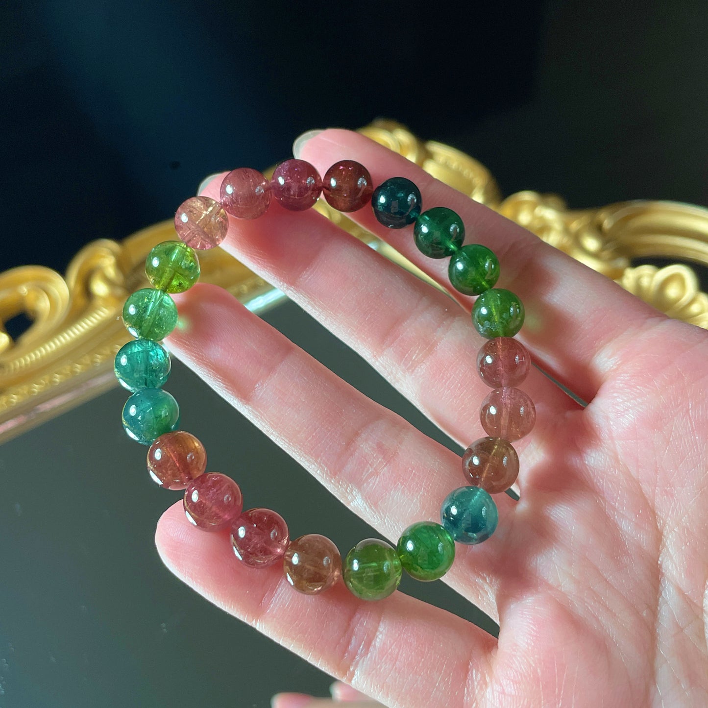 Tourmaline Beaded Bracelet