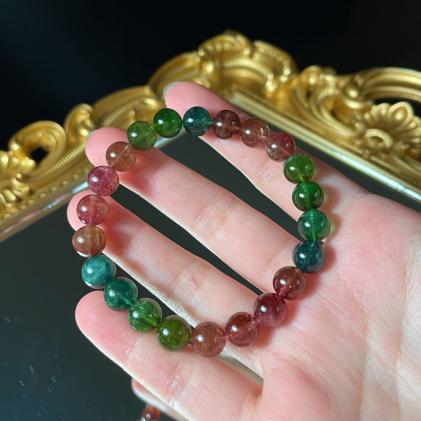 Tourmaline Beaded Bracelet