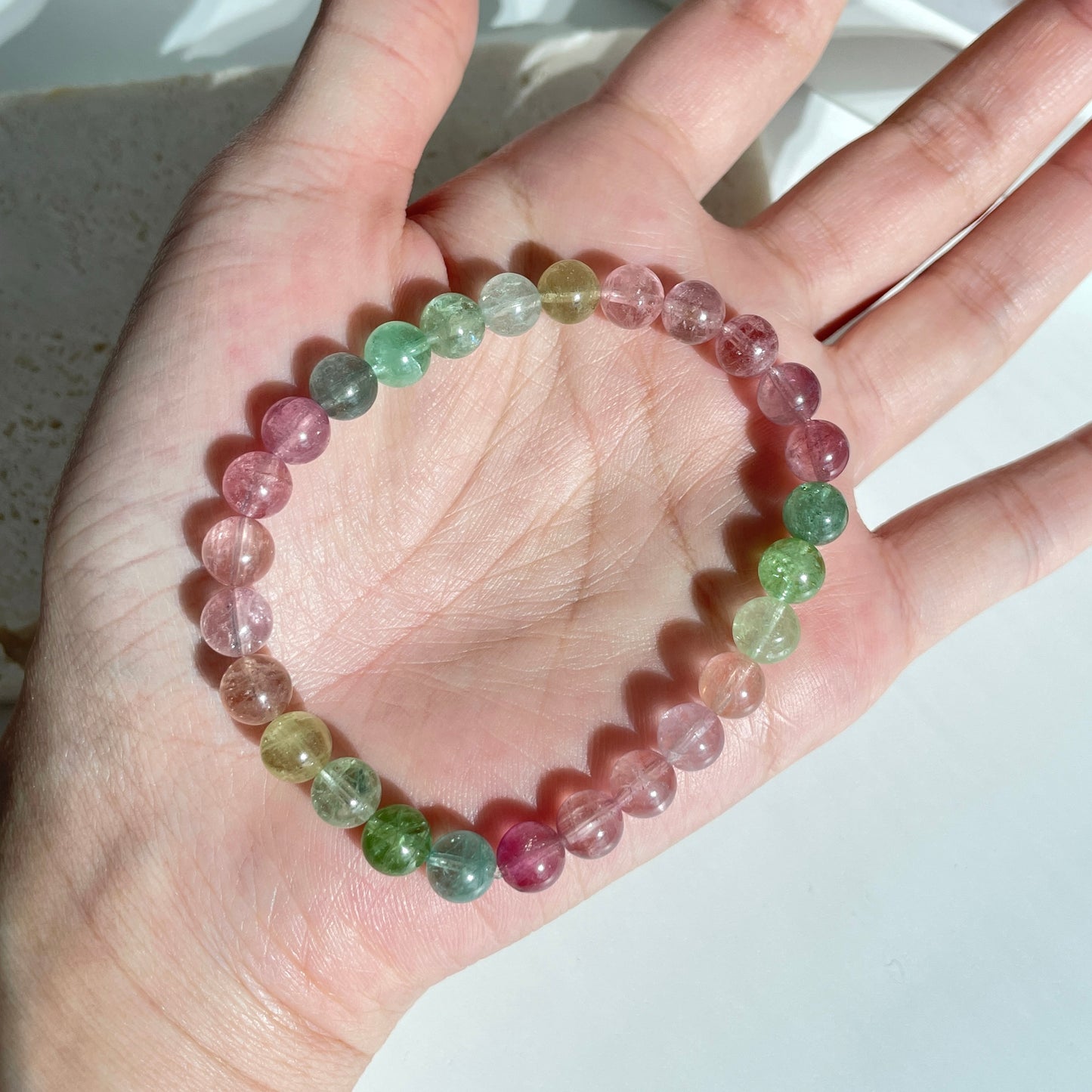 Tourmaline Beaded Bracelet