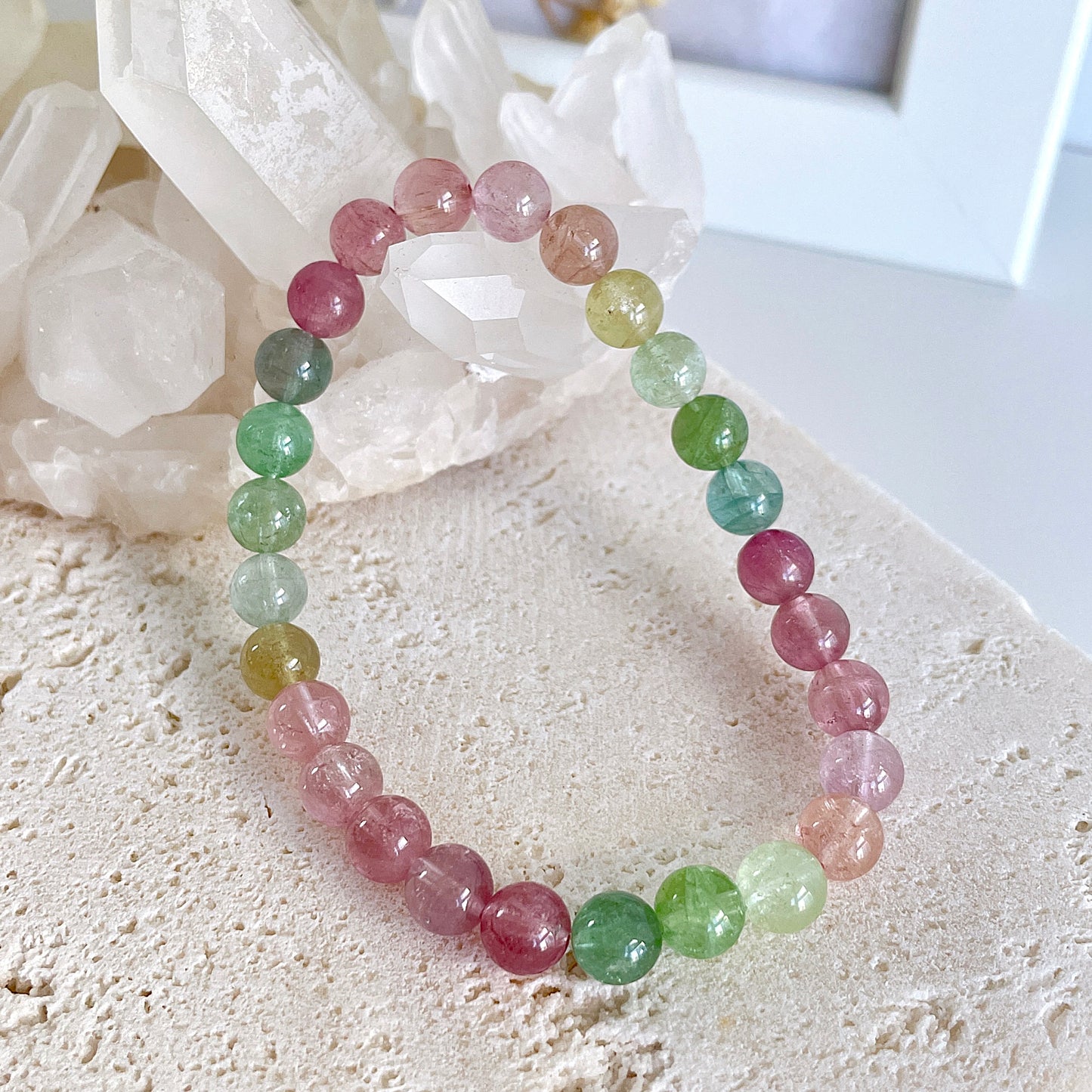 Tourmaline Beaded Bracelet