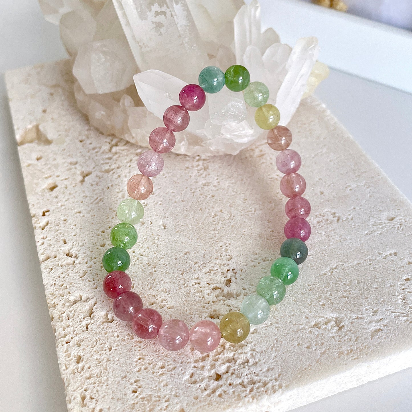 Tourmaline Beaded Bracelet