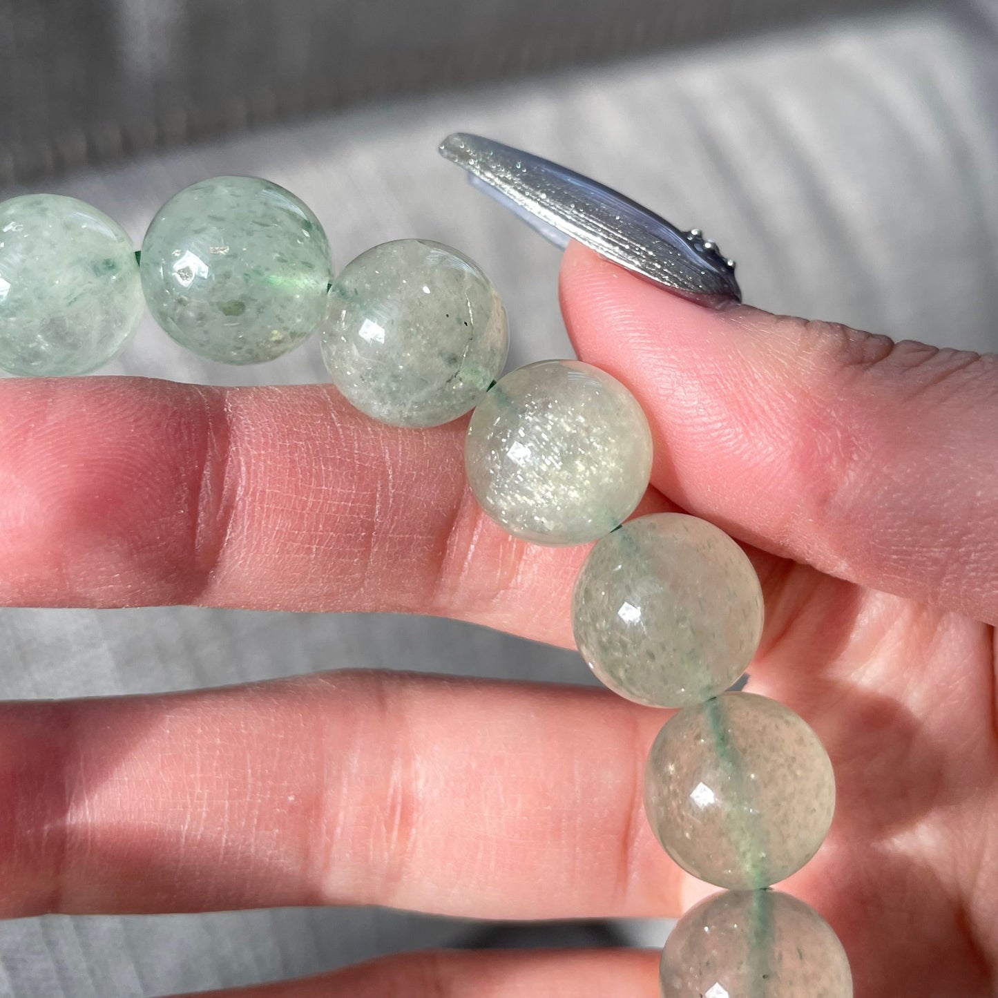 Starlights Aventurine Quartz (Green Strawberry) Bracelet
