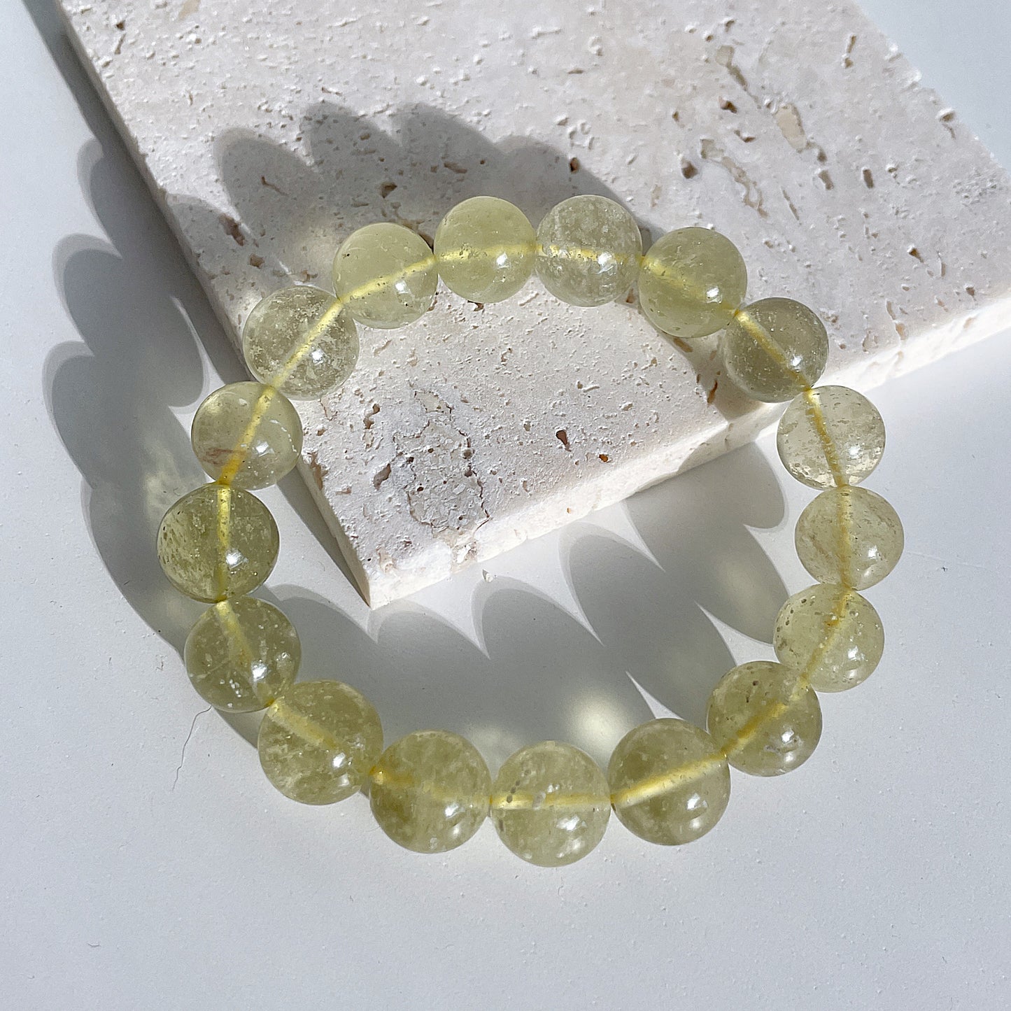 Rare Libyan Desert Glass Bracelet | Libyan Gold Tektite Libyan Desert Bracelet