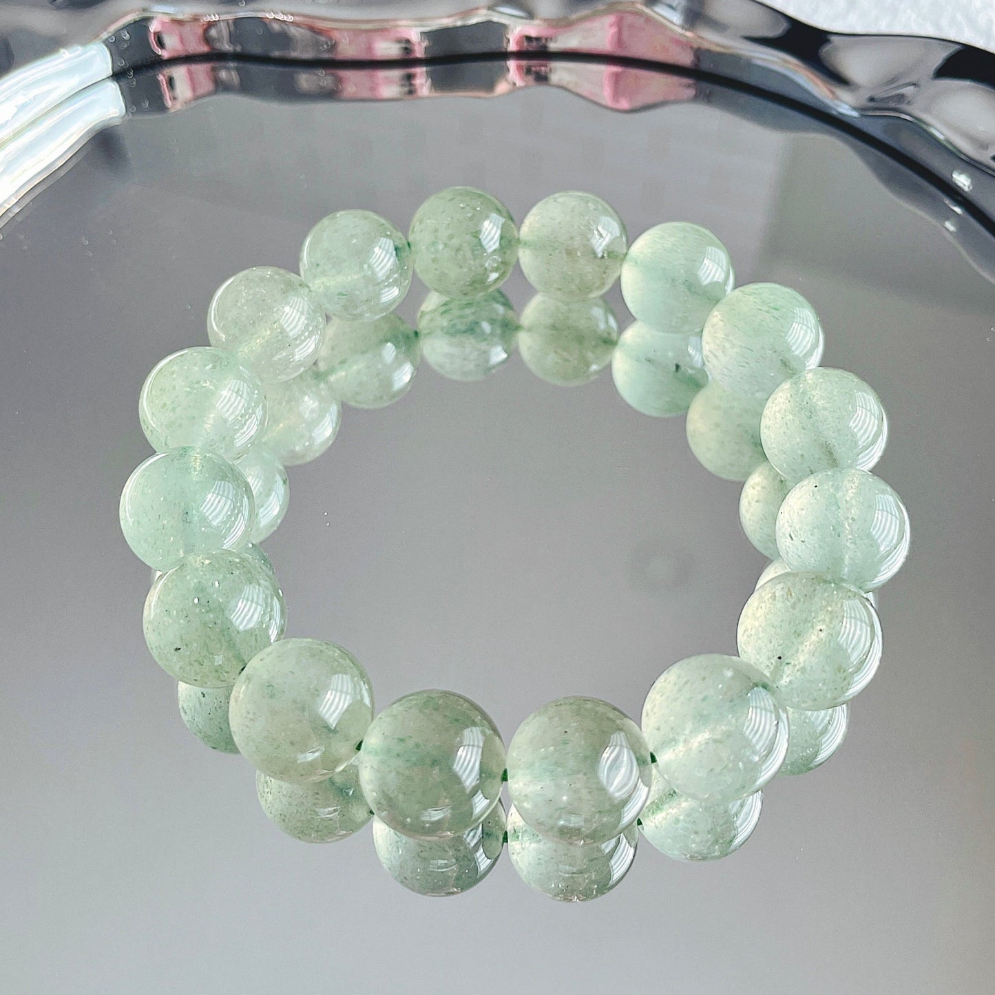 Starlights Aventurine Quartz (Green Strawberry) Bracelet