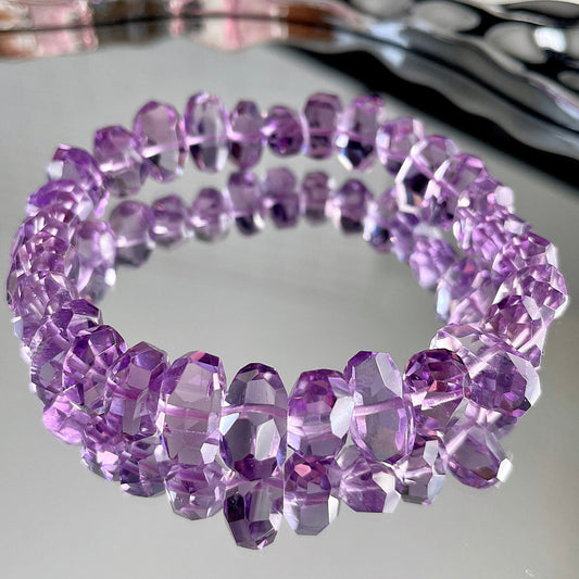 Brazil Amethyst Beaded Bracelet