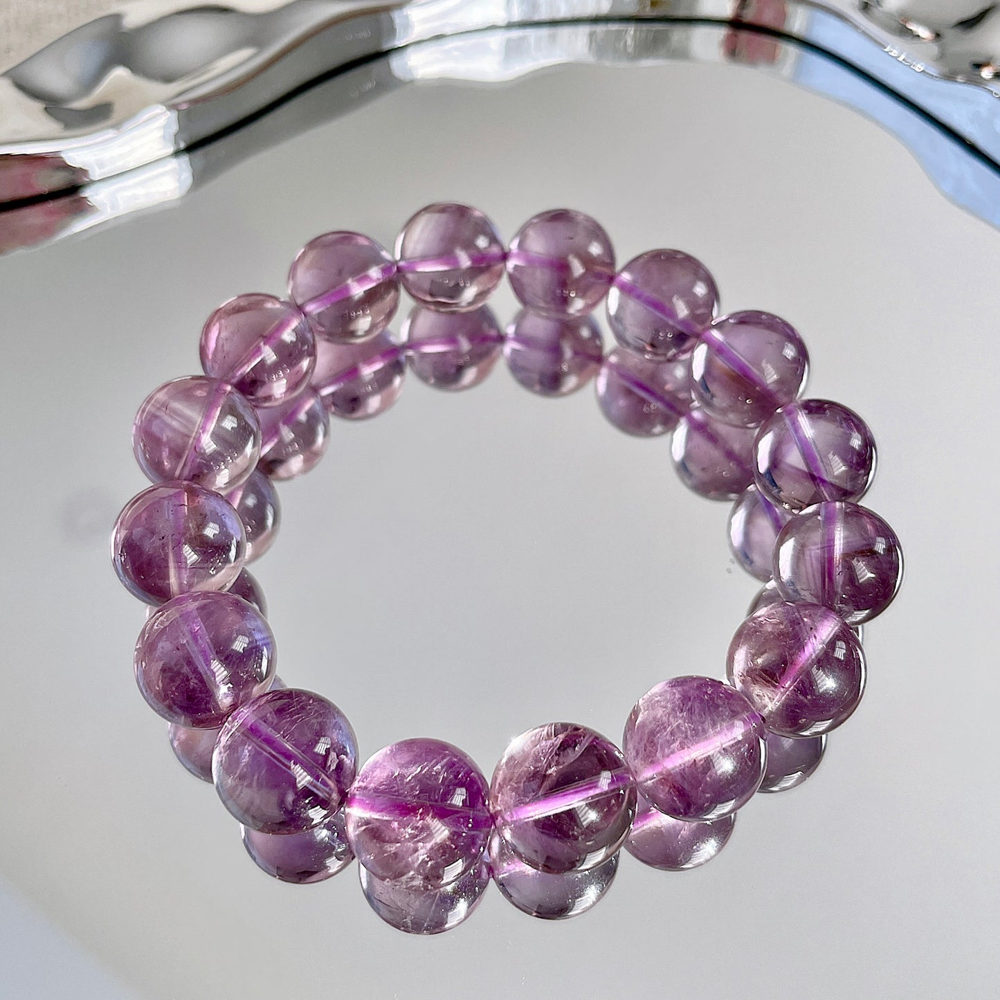 Brazil Amethyst Beaded Bracelet