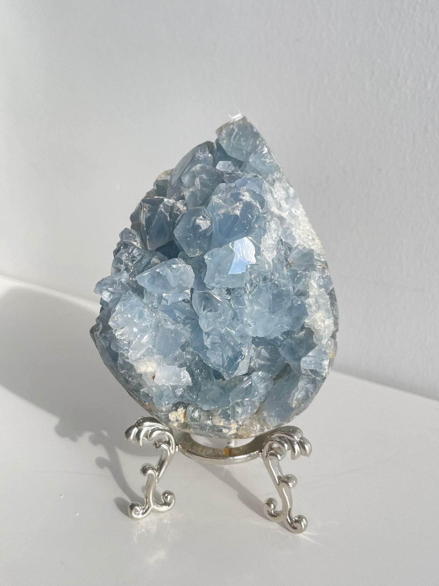 Gemmy Celestite Pear Shaped Cluster | Celestine