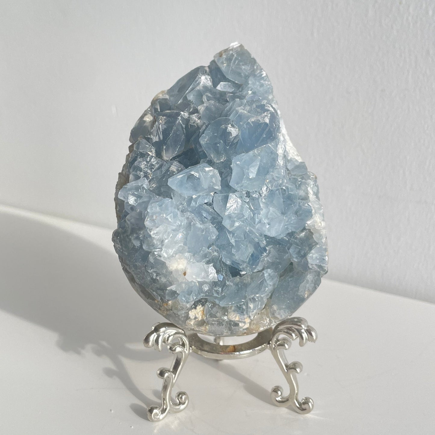 Gemmy Celestite Pear Shaped Cluster | Celestine